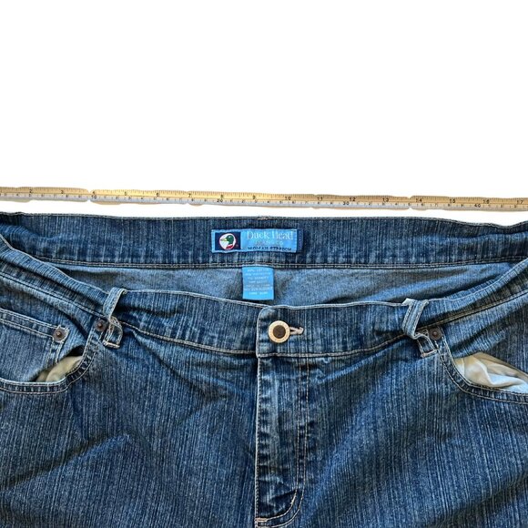 Duck Head Jeans Co. Woman Stretch 20W Average 38x30 Blue Bootcut High Rise Denim - Picture 4 of 8